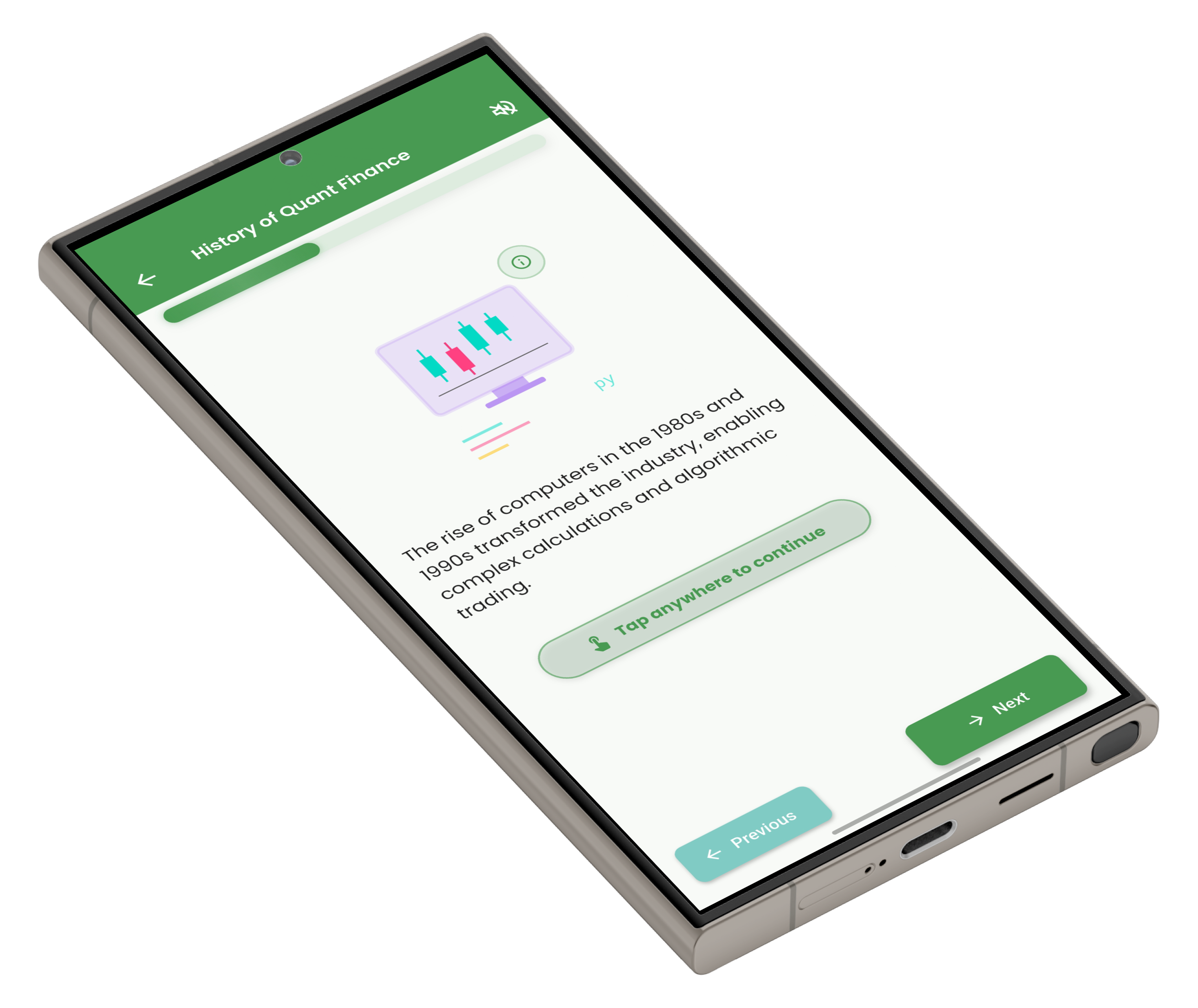 QF-Learn Learning Screen